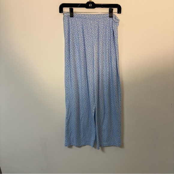 Karen Neuburger Womens Blue/White Polka Dot Pajama Set Cotton Blend Large - Picture 7 of 10